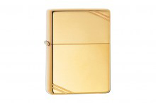 Зажигалка Zippo 270 "Vintage w/sl. Polish Brass"