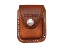 Чехол для Zippo LPCB коричневый (с клипсой)